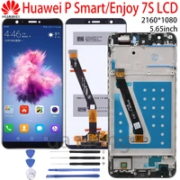 5 65 for huawei p smart lcd display touch screen digitizer assembly for huawei enjoy 7s lcd with frame fig la1 lx1 l21 l22