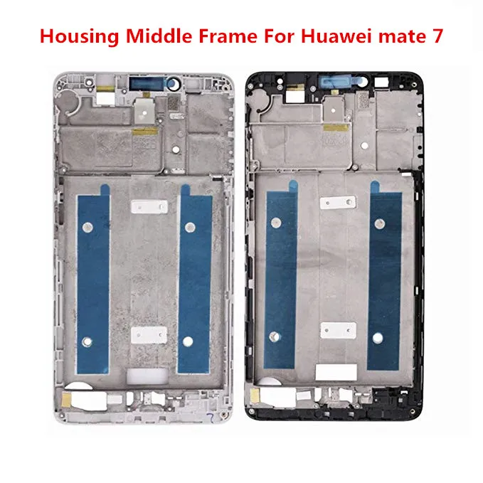 Для Huawei Ascend Mate 7 передняя рамка ЖК дисплей дигитайзер в сборе запасные части для 7|