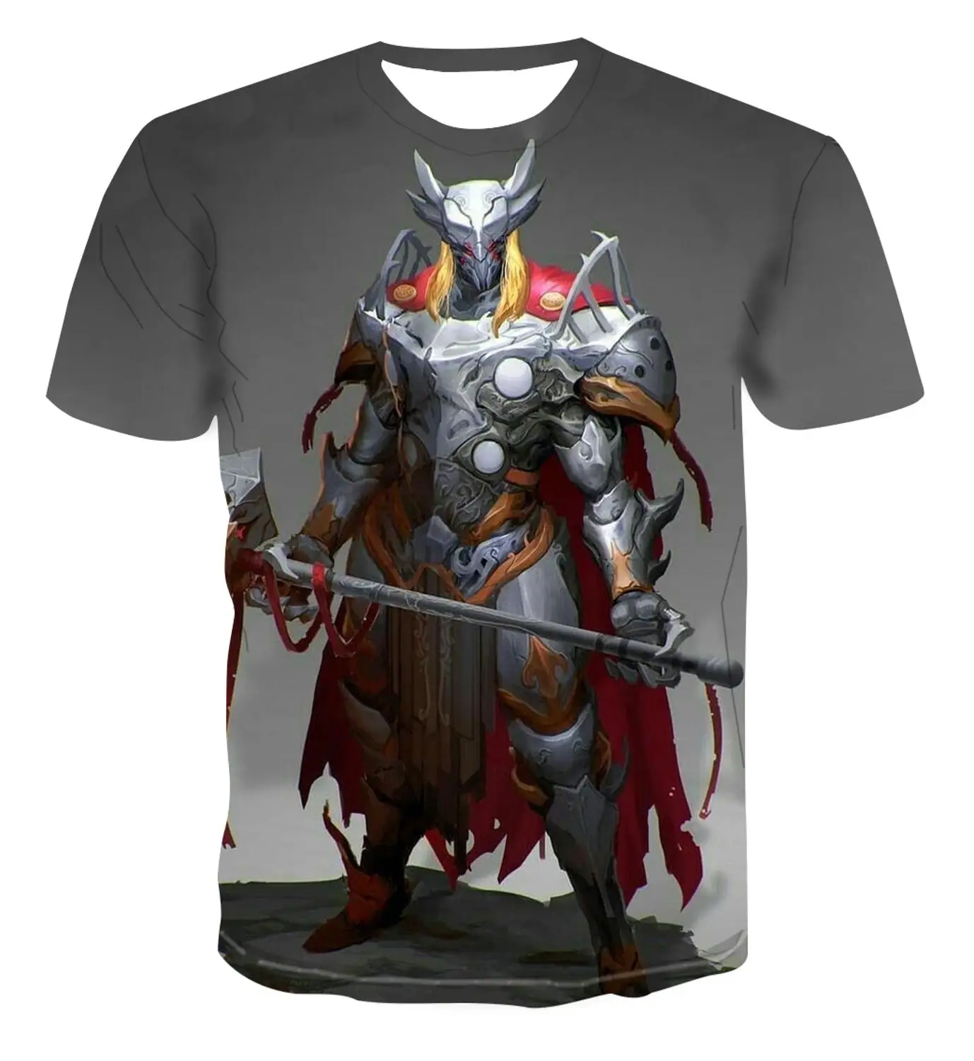 2020 popular cartoon character T-shirt 3D printing t-shirt men's short sleeve street style versatile s-6xl | Мужская одежда