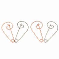 55mm rose gold sewing safety pins brooch stitch markers safety pins decorative pins garment pins holder brooch pins 10pcs
