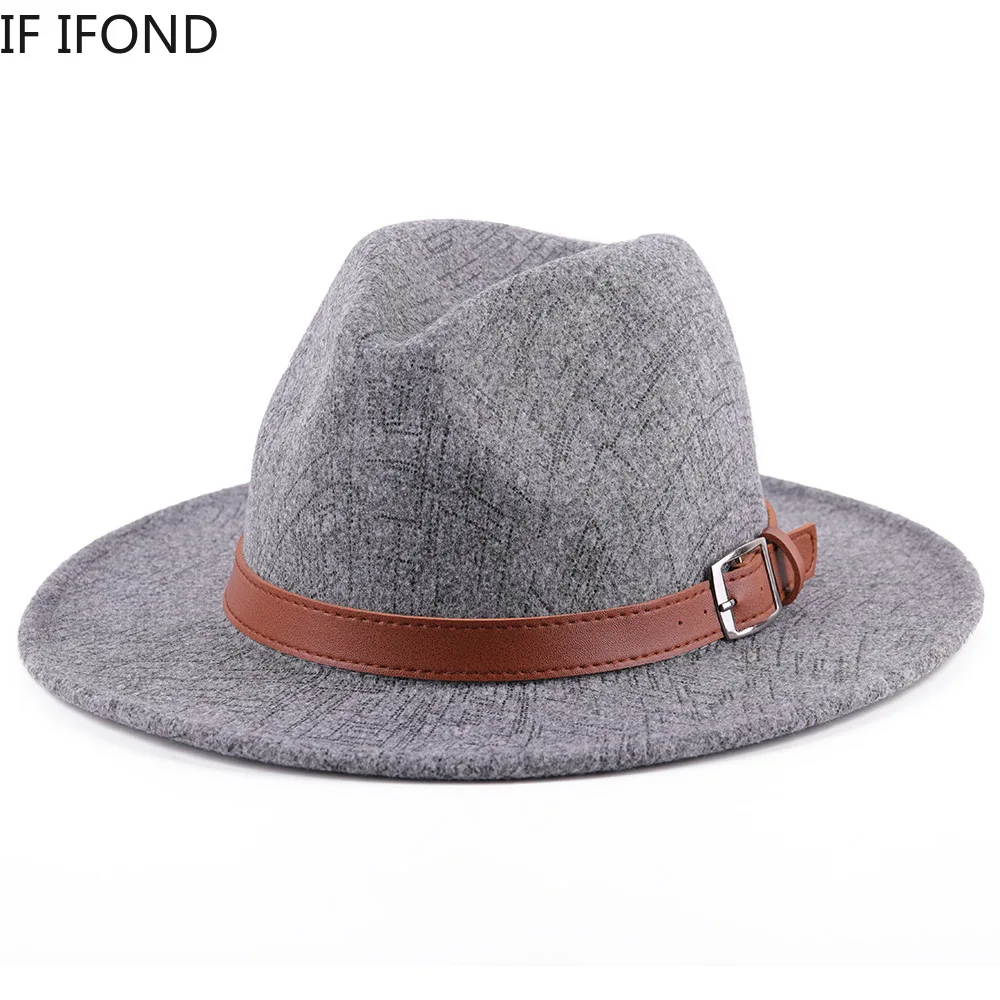 2021 Fashion Australian Wool Jazz Hat 