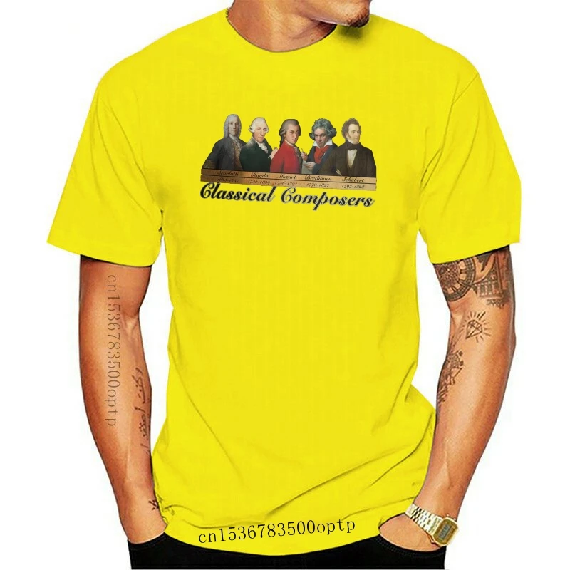 

New Men's Classical Composers Classic Artists T-Shirt