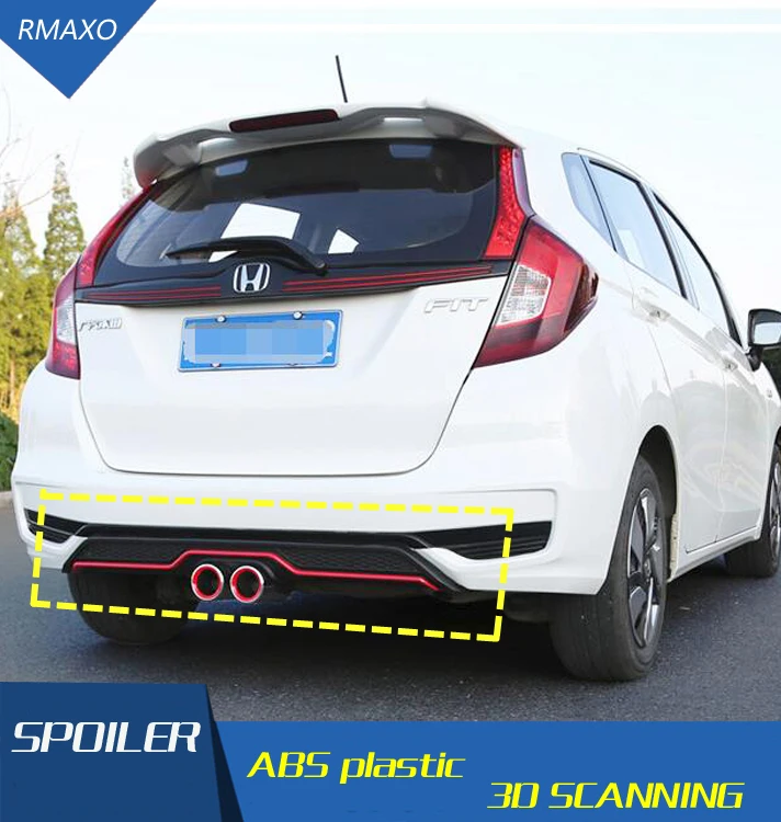Задний спойлер для Honda fit Jazz 2018-2019 задний переднего бампера | Автомобили и