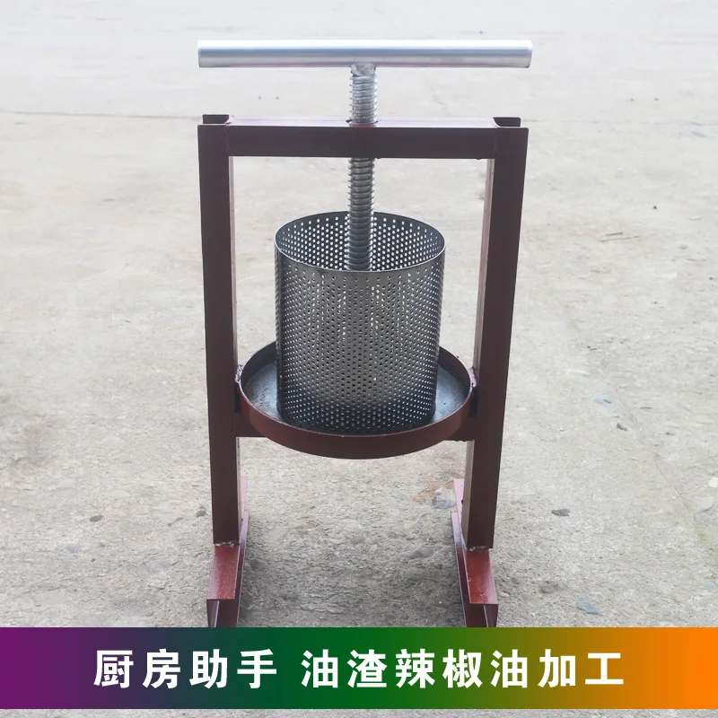 Ручной пресс для масла экстрактор арахисового машина извлечения пищевая