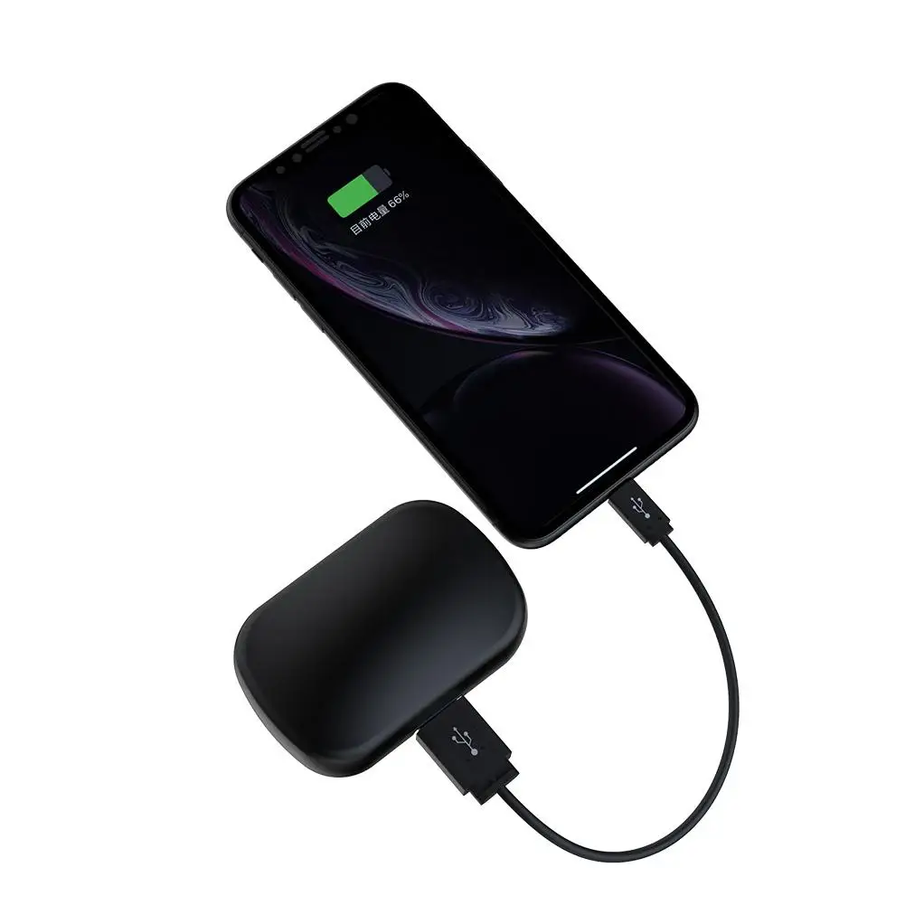 HBQ Q82 два u типа Bluetooth 5 0 наушники музыкальные с зарядным чехлом классические цвета