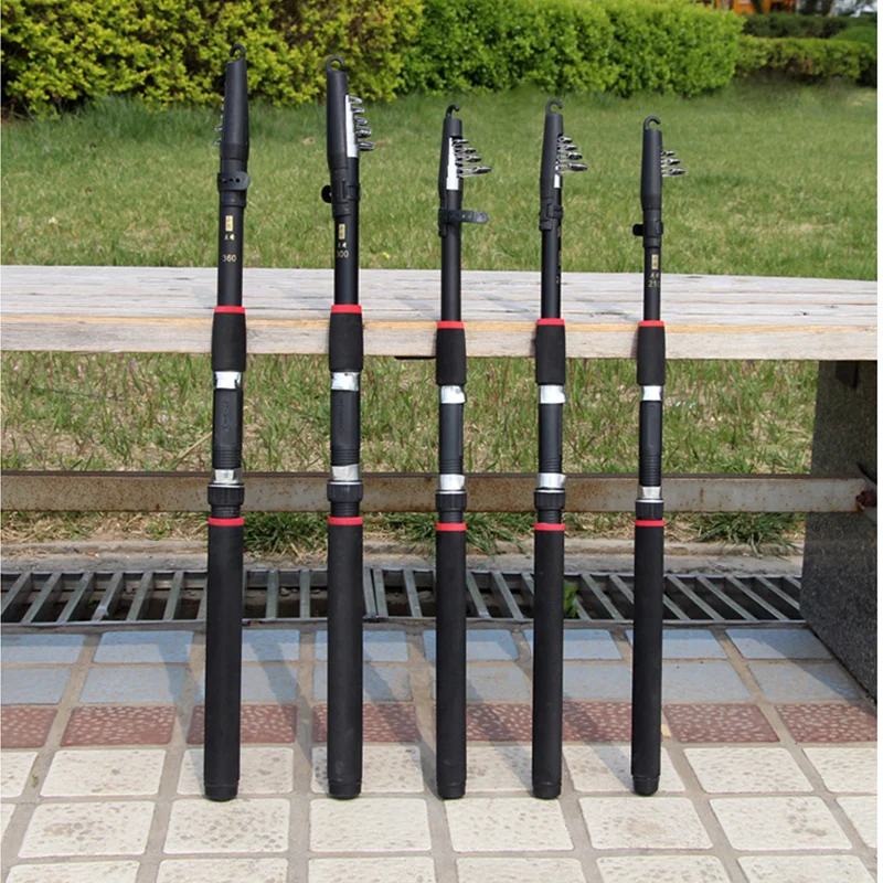 

2021 Telescopic Fishing Rod 2.7m 3.6M 4.5M 5.4M 6.3M 7.2m Power M Carp Sea Rod Carbon Fiber Fishing Gear