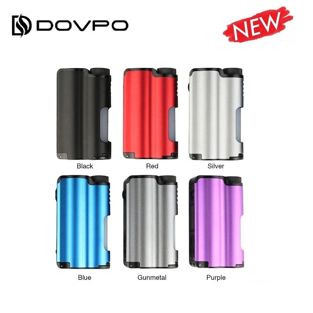 Оригинальный квадратный мод DOVPO Topside 90 Вт с верхним заполнением большой бутылкой