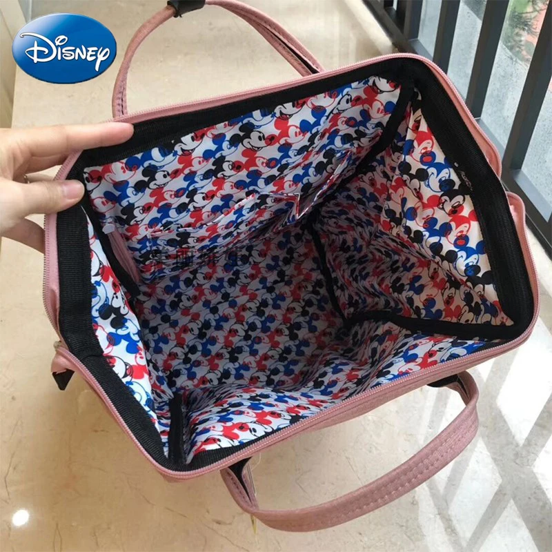 Disney Mickey Mouse Pattern Backpack Multi-function Large Capacity Diaper Bags Waterproof Men Women Shoulder Bag Travel | Мать и ребенок