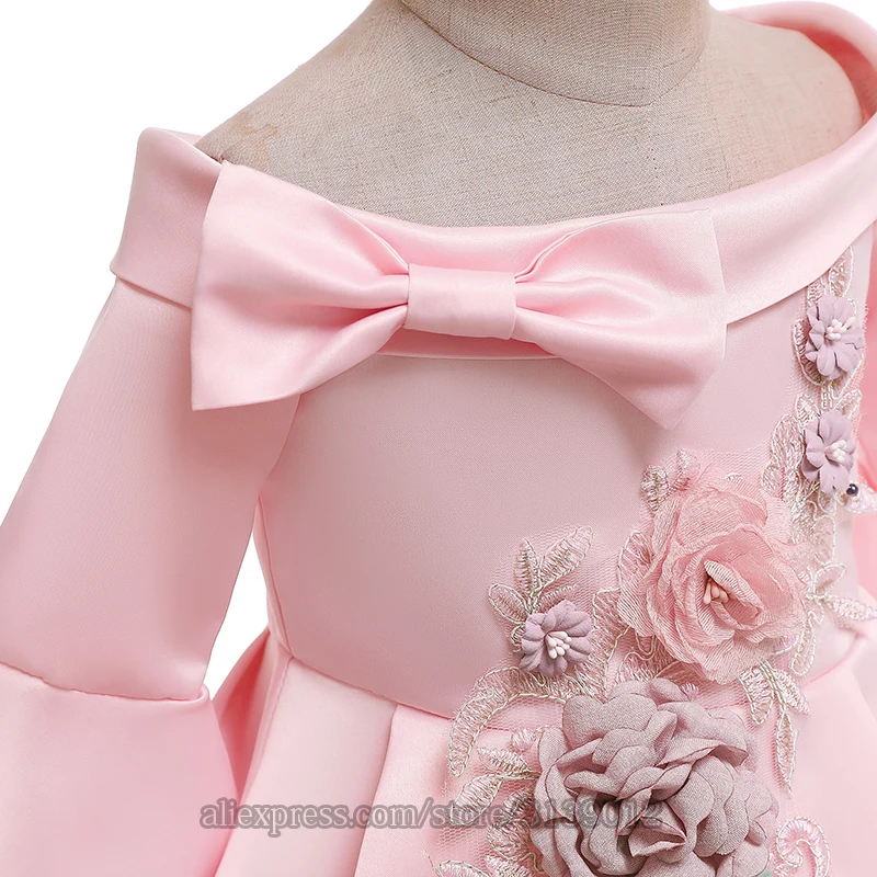 Abaya Enfant платье для детей индейка Мураль кафтан Дубай хиджаб девочек вечернее