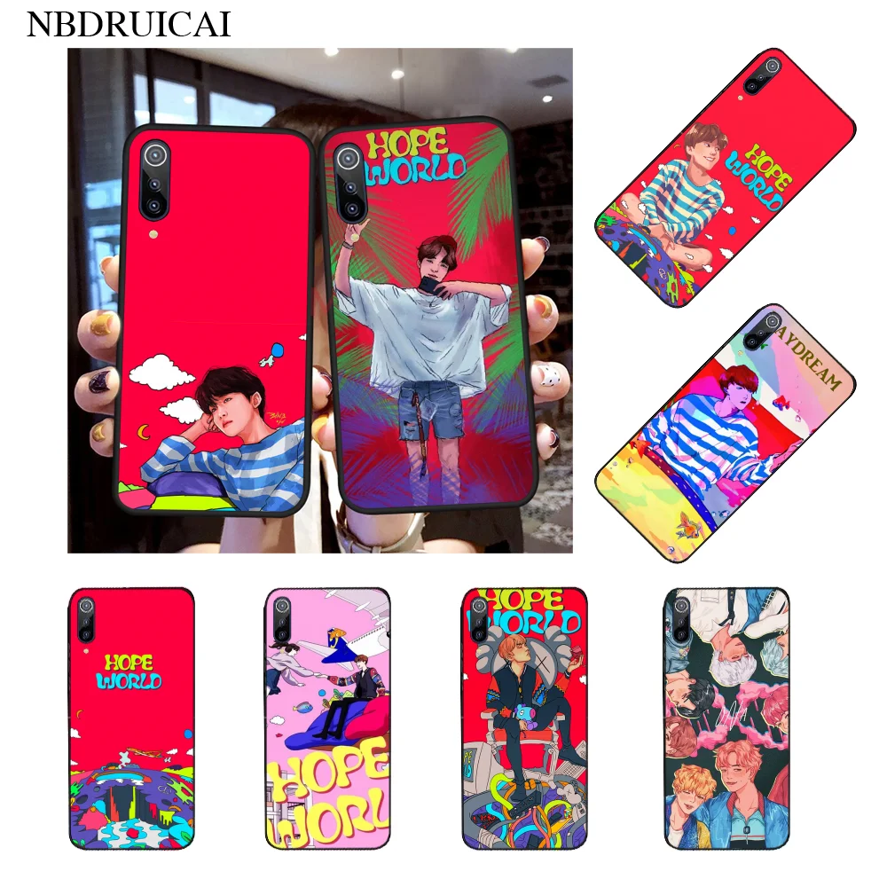 NBDRUICAI Bangtan Boys Hope World Мягкий Силиконовый ТПУ чехол для телефона Xiaomi 8 9 se 5X Redmi 6pro 6A 4X 7