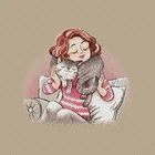 Набор для вышивки крестиком с милым котенком 25-24, Набор для вышивки крестиком, наборы для рукоделия, хлопковая нить