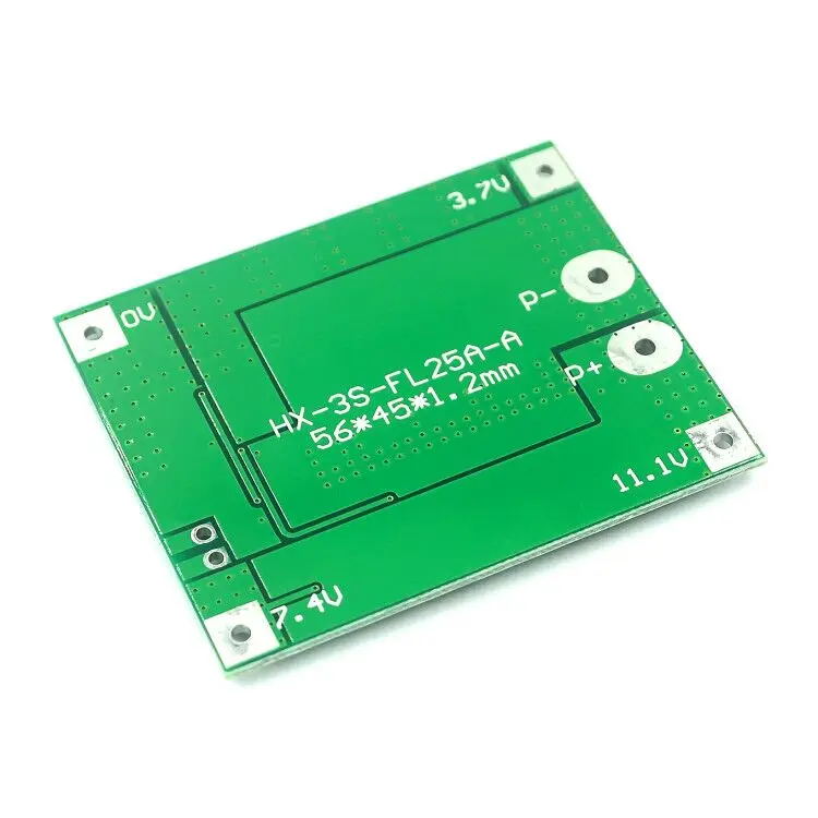Новая 3S 25A литий-ионная 18650 BMS PCM плата защиты батареи bms pcm с балансом для