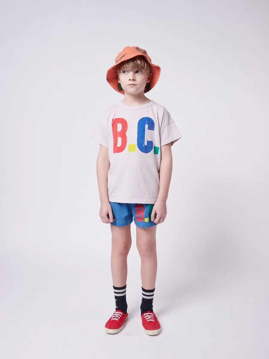 Комплект из футболки и шортов для малышей летние детские девочек мальчиков брюки