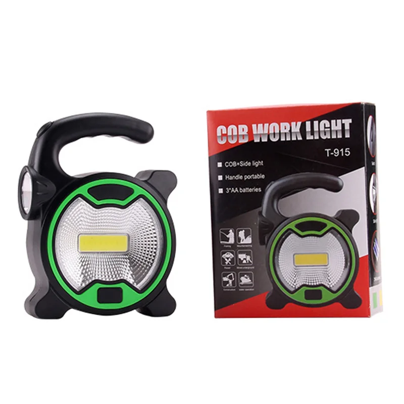 Миниатюрный портативный Рабочий фонарь COB светодиодный водонепроницаемый