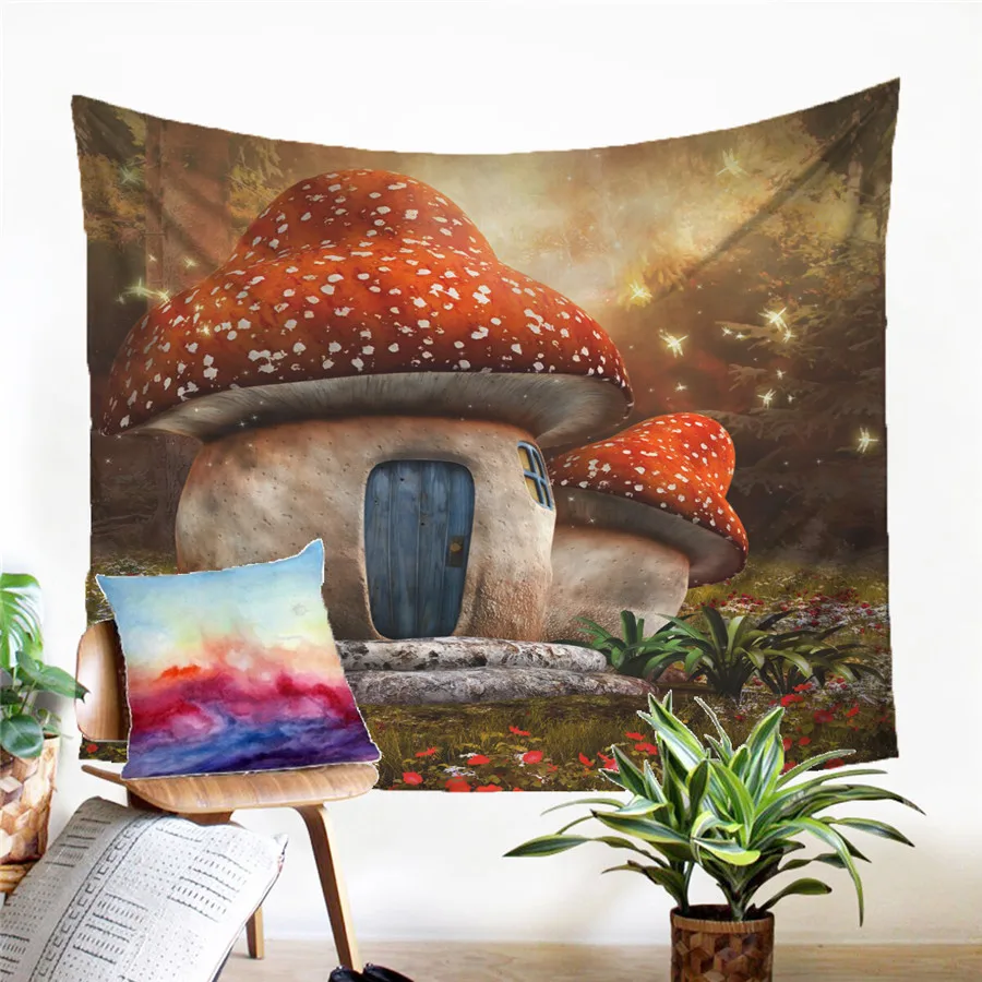 Подвесной коврик для пикника на стену искусственная ткань спальни кемпинга