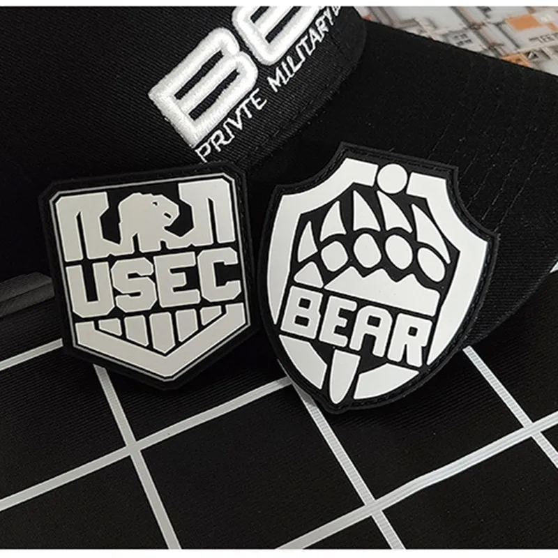 

New PVC3D Russian Flag Escape from Tarkov Army Military BEAR USEC Patches Tactical Emblem Appliques Russia Badges