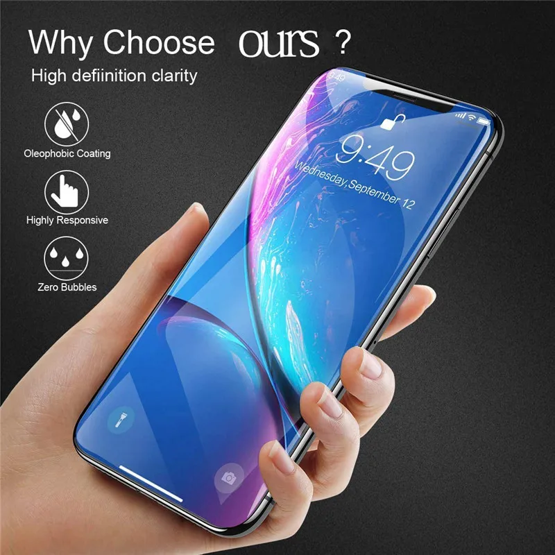 защитн стекл iphone 11 Защита для экрана из закаленного стекла 12 Pro Max аксессуары с