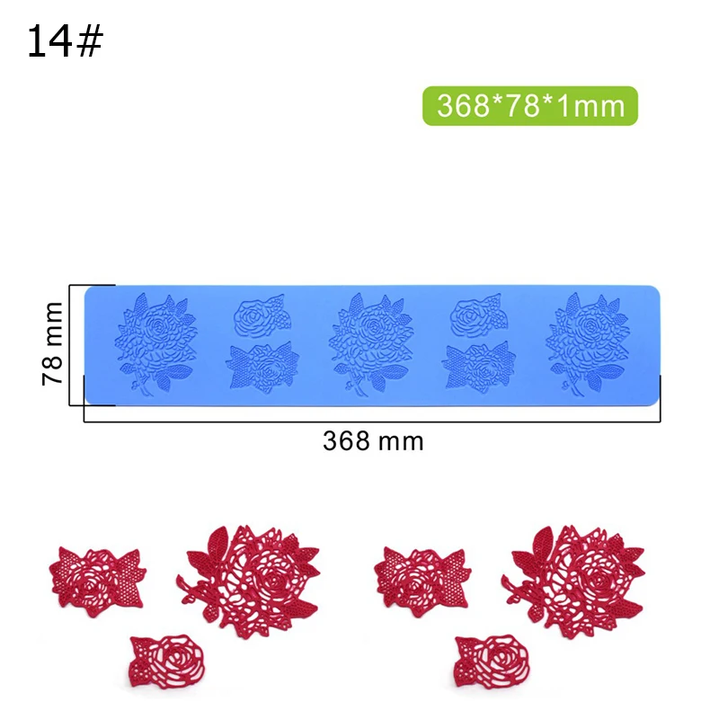 Дизайнерский кружевной коврик из кораллов/перьев/листьев/бабочек/сот форма для