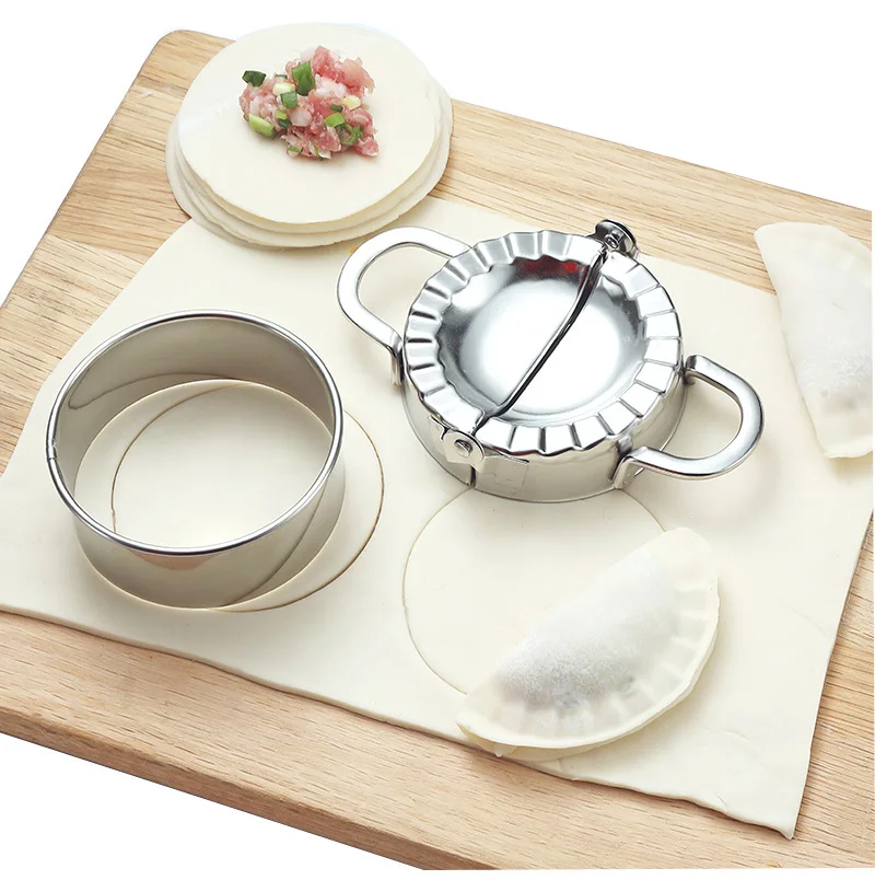 Dumpling Mold Household Dumpling Wrapper Cutter Making Machine Cooking Pastry Tool Kitchen Accessory Labor Saving Jiaozi Tool