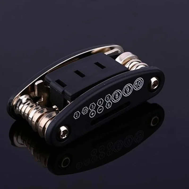 15 In 1 Multi Usage Bike Bicycle Repair Tools Kit Hex Wrench Nut Tire Allen Key Screwdriver Socket Extension Rod | Спорт и