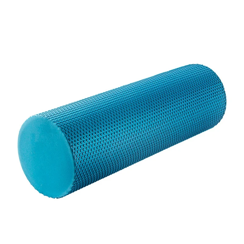 Blue 45cm Горячие блоки йоги EVA пенный валик для йоги фитнес, Пилатес массаж триггерной точки ролик для фитнеса прибор для занятия йогой расслабление мышц - Цвет: Blue 45cm