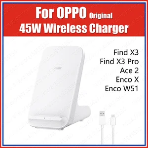 OAWV02 Original OPPO AirVOOC 45W Wireless Charger 10V 6.5A For OPPO Find X3 Pro Ace2 Enco X W51 Supe