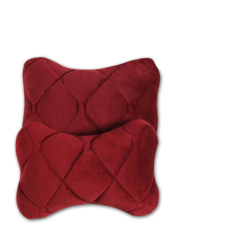 

2Pcs/Set Vehicle Headrest Neck Pillow Automotive Soft Warm Car Seat Head Rest Plush Cushion Car Interior Accessories Winter