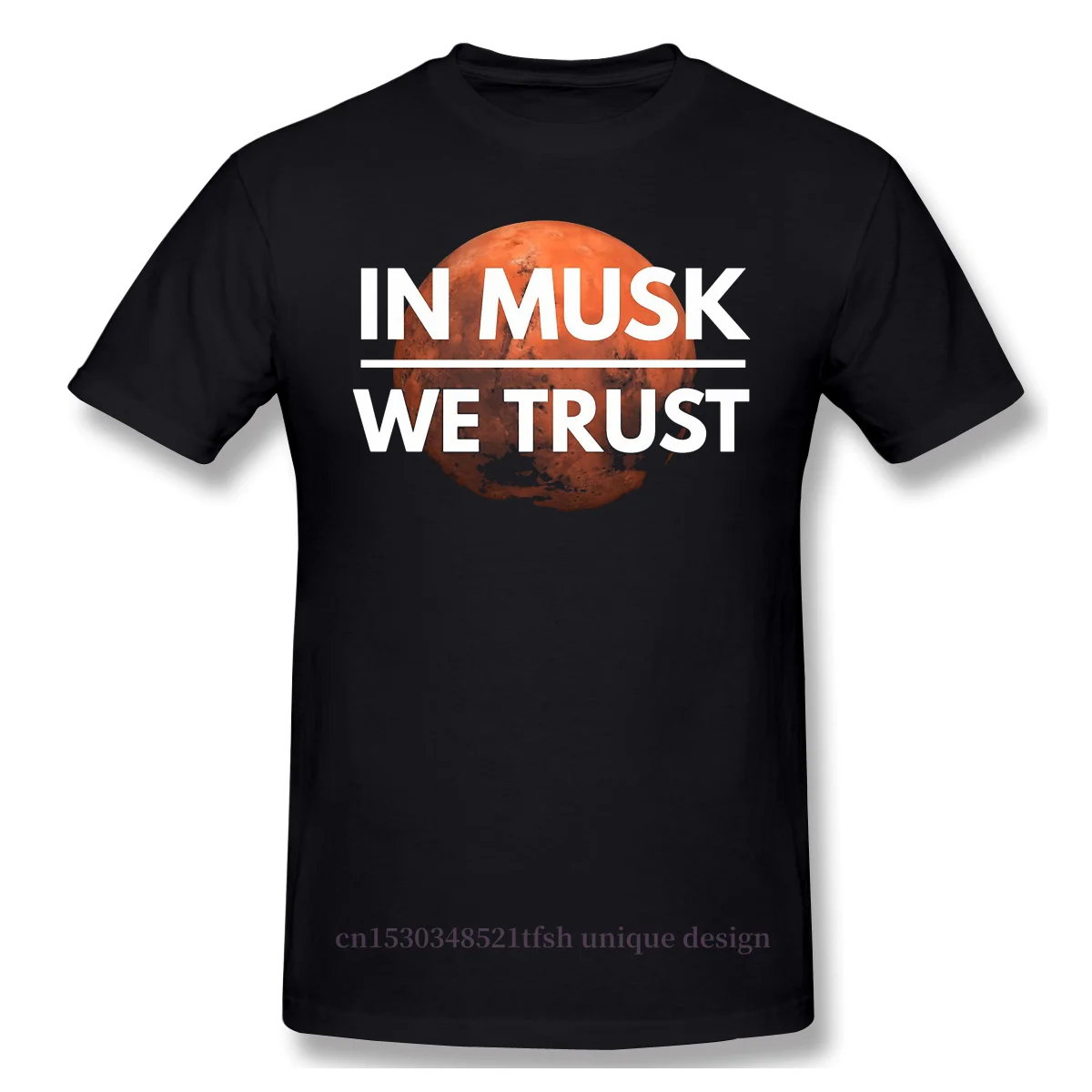 В мускус We Trust красного цвета из хлопка с принтом Детская футболка Camiseta Hombre