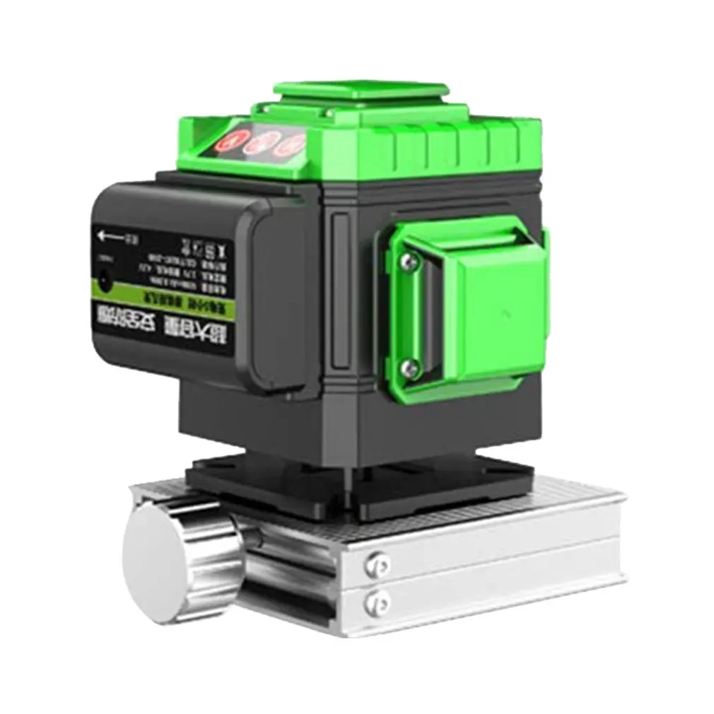 

Green Light 12-line High-precision Spirit Level Horizon Meter Ground Wire Meter Infrared Level Built-in Lithium Battery