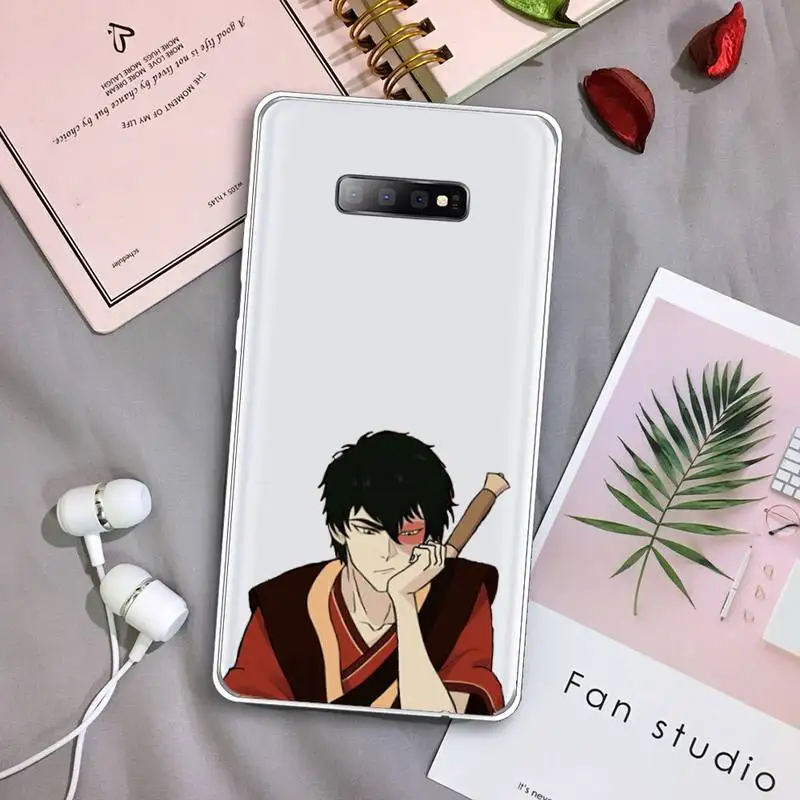 

Avatar the Last Airbender anime Phone Case Transparent For Samsung Galaxy A 71 21s S note 8 9 10 plus 20 ultra