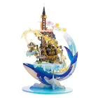 Художественная модель MU 3D металлическая головоломка Звездный парк развлечений наборы моделей DIY лазерная резка головоломки игрушка для детей