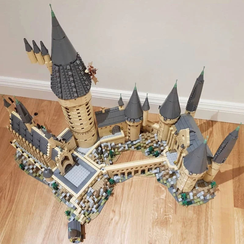 6120 штук из фильма Harri волшебный школьный замок для детей DIY строительные блоки