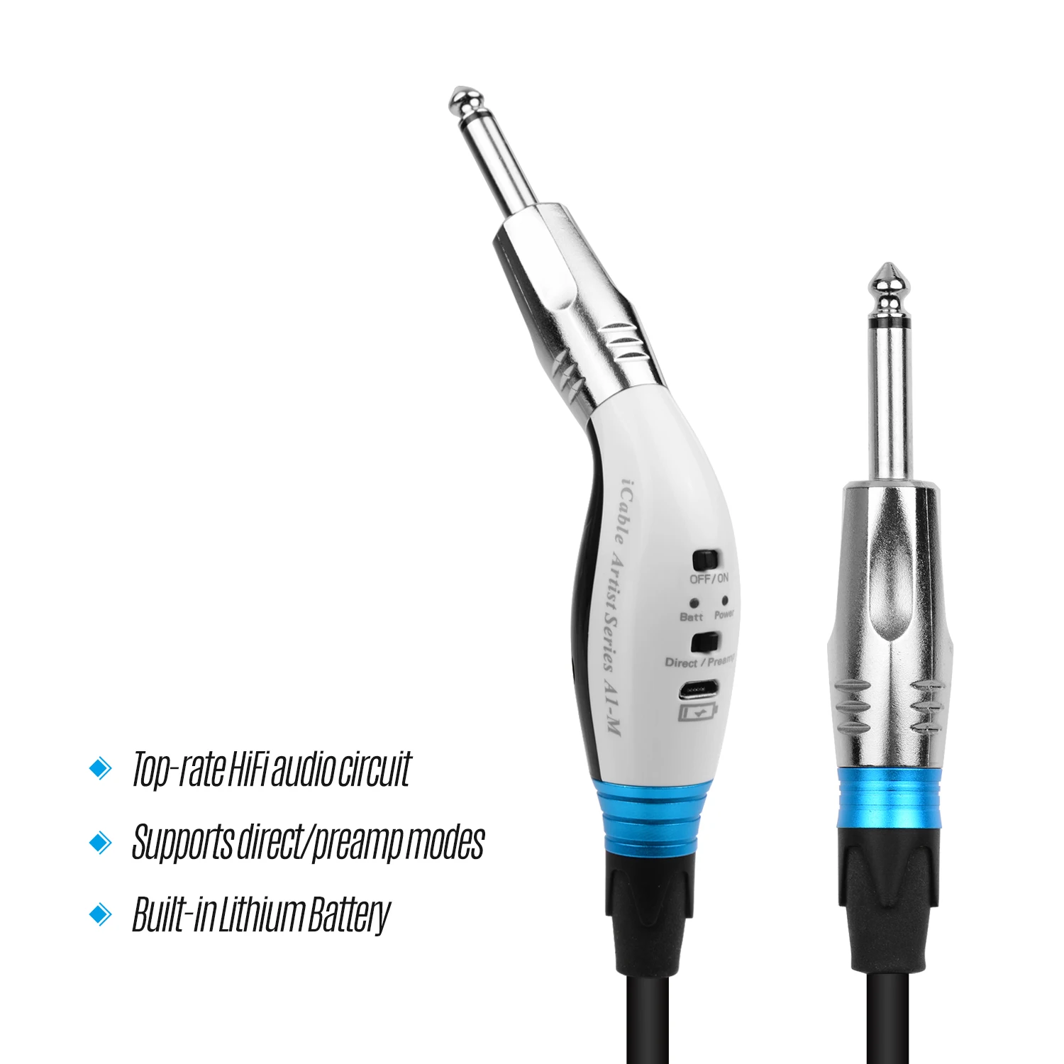 Кабель для гитары INSPIRE HiFi шнур музыкальных инструментов аудиокабель режимы