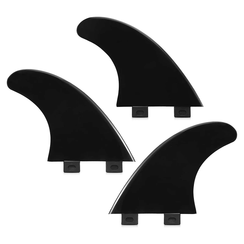 

ELOS-3PCS Surfboard Fins Thrusters G5 Size Surf Board Fins FCS Surf Fins Nylon Surf Fins
