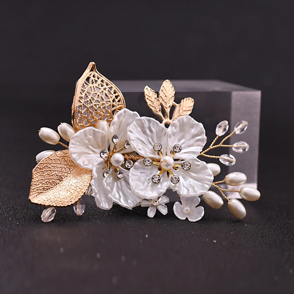 

100% Handmade Brooches Golden Leaf Groom Boutonniere Wedding Party Man Suit Corsages Wedding Brooch Custom Wedding Corsage Pins