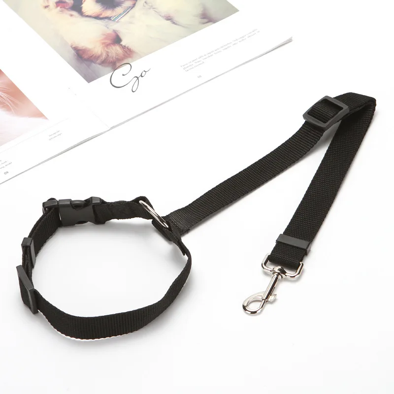 

Pet Dog Car Safety Belt Adjustable Lead Leash Harness for Small Dogs Kitten Supplies Pet Auto Accessories Puppy Seat Lead Leash
