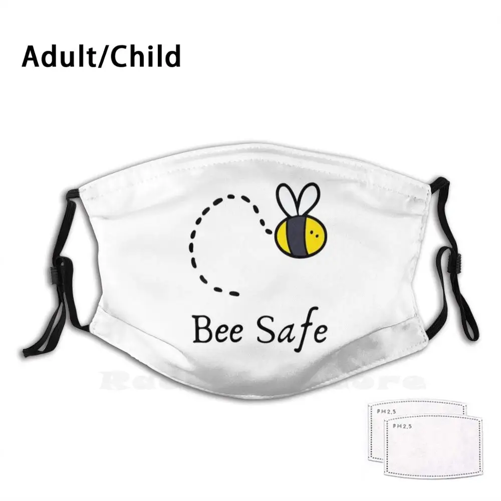 

Многоразовая маска для лица с фильтром Pm2.3160 и забавным принтом