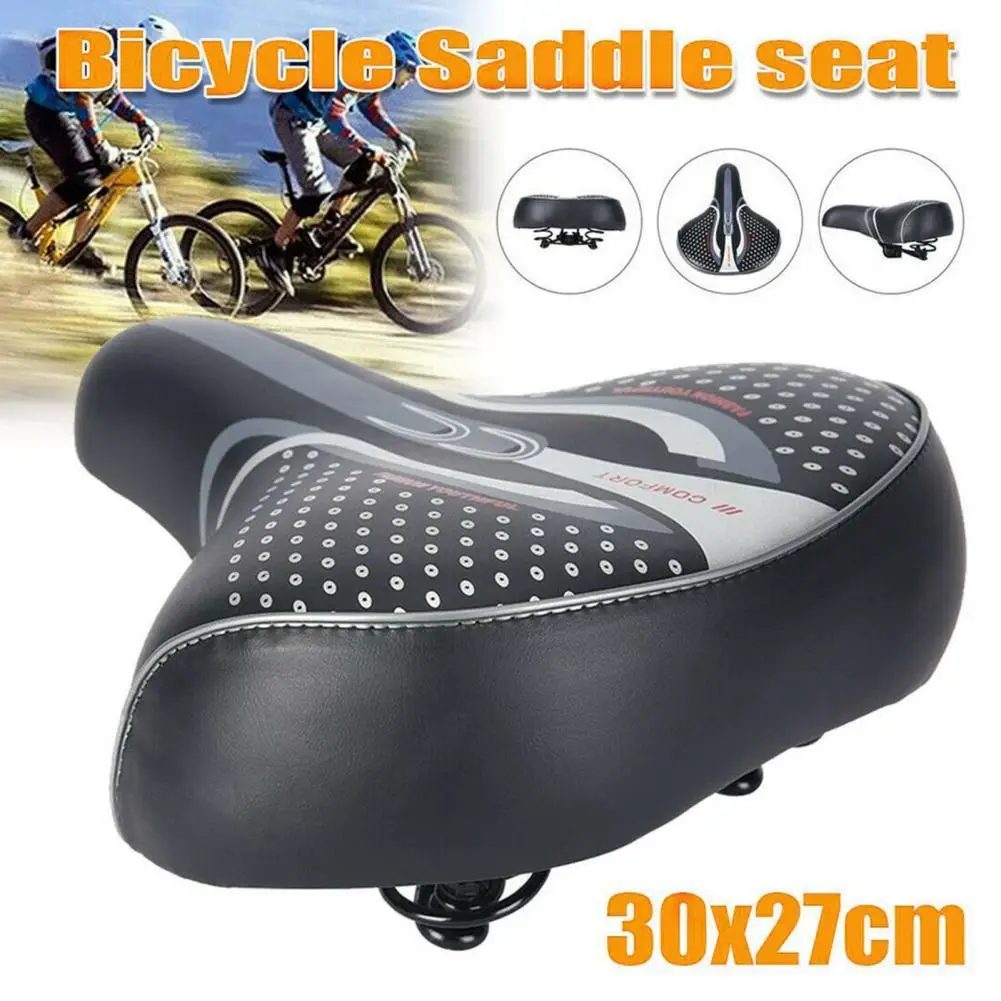 

Artificial leather bicycle seat wear-resistant, shock-absorbing, high stability, widened bicycle saddle suitable for bicycles