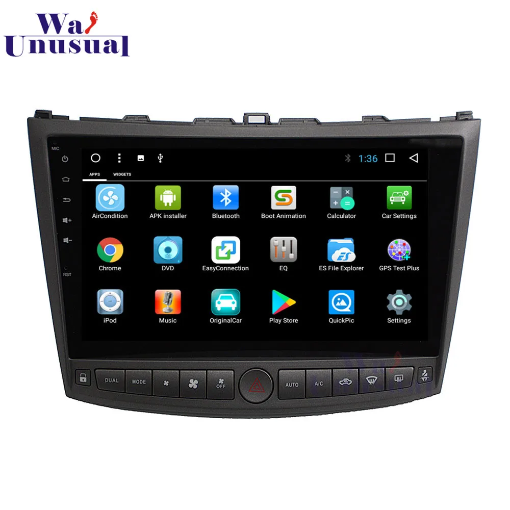 Автомагнитола wanобычная 10 1 дюйма 8 ядер 2 + 32 ГБ Android 0 для Lexus IS350 IS250 2005 2006 2007 2008 2009 3G BT