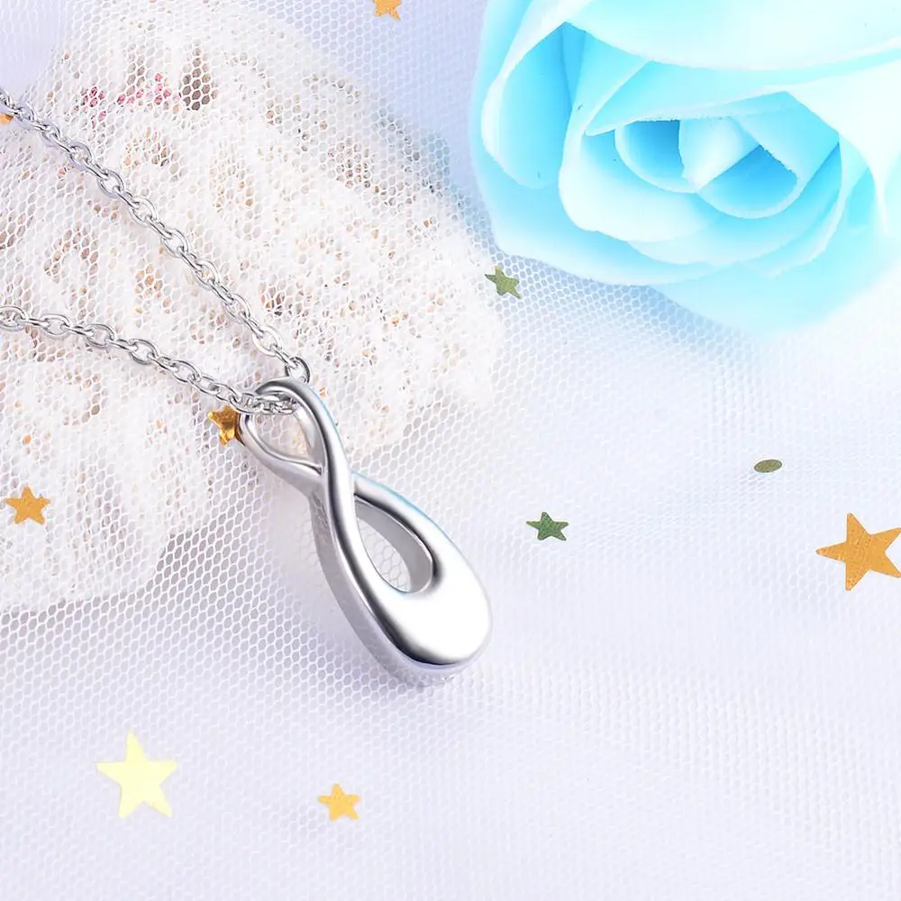 Гравировка имени Мода номер 8 Форма кремация ювелирные изделия для кулон с пеплом