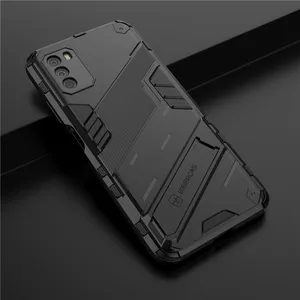 for xiaomi poco m3 case luxury armor silicone bumper cover for xiaomi pocophone m3 m 3 mi pocom3 kickstand phone coque fundas free global shipping