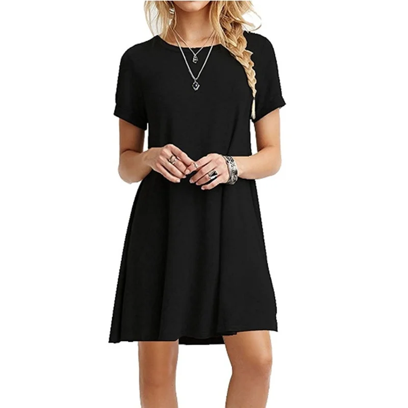 

Summer new women's hot sale Europe and America short-sleeved dress