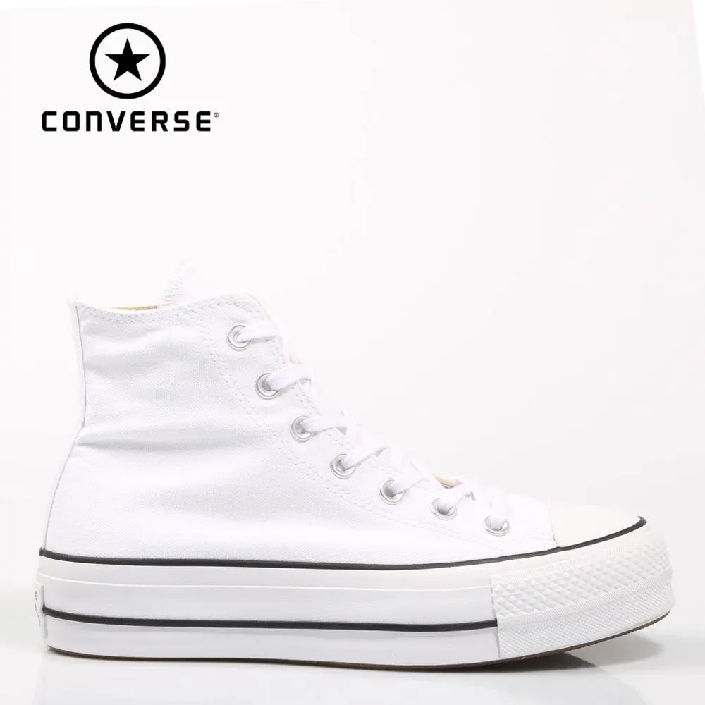 

Converse chuck taylor all star pour femmes, chaussures de skate et plate-forme, cor preta