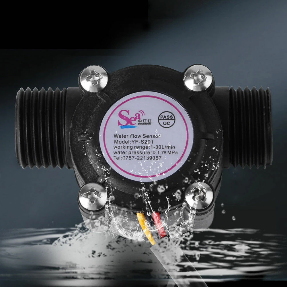 Pressure Resistance 1/2" Measurement Device Control Meter Water Flow Sensor Wide Use Easy Operate Testing Switch Home Accurate |