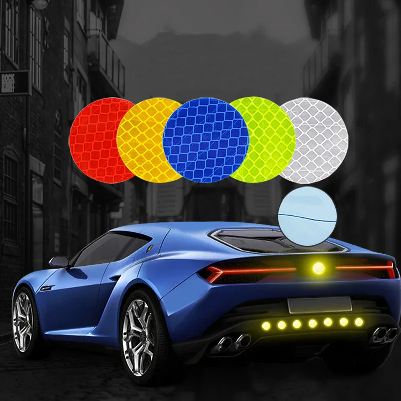 

20 шт., светоотражающие наклейки на двери автомобиля