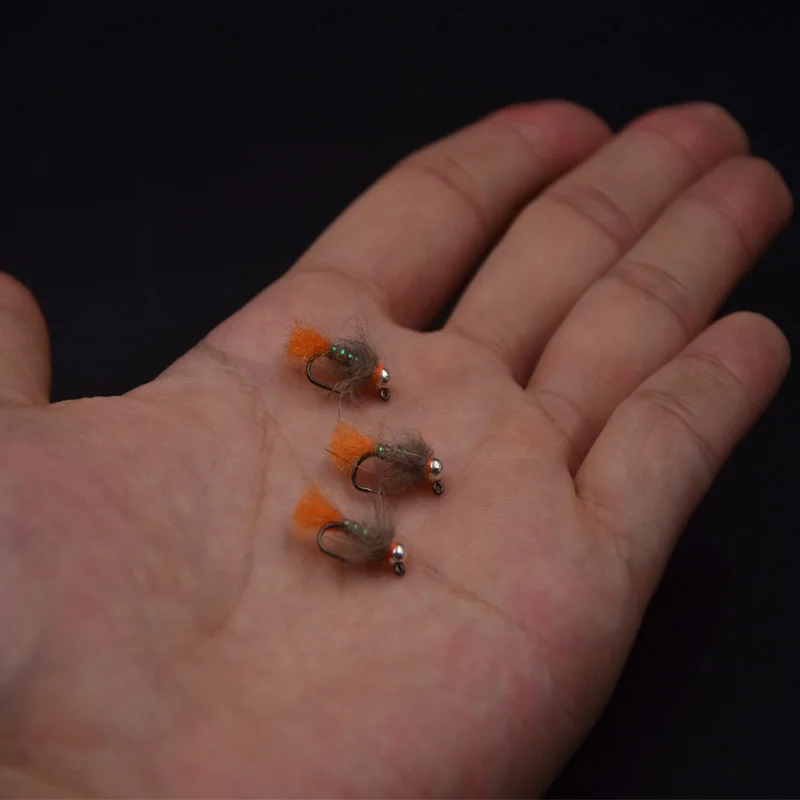 4pcs Hare's Ear Jig Insects Flies For Trout SteelHead 14# Sink Quickly Barbless Hook Perfect Point Fly Fishing Nymph - купить по