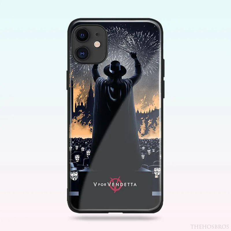 Пленка v для Вендетта плакат мягкий силиконовый чехол телефона из закаленного