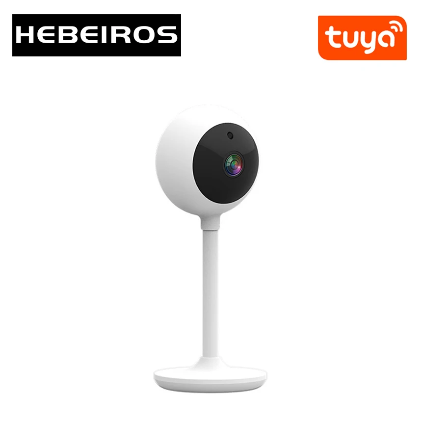 

Беспроводная мини-камера видеонаблюдения Hebeiros Smart Tuya 1080P с поддержкой Wi-Fi и USB