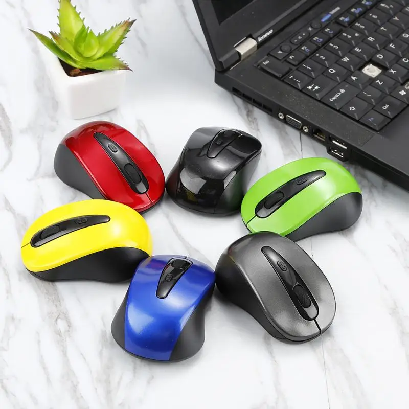 Универсальная беспроводная оптическая компьютерная мышь 2 4 ГГц 1600DPI офисная с USB