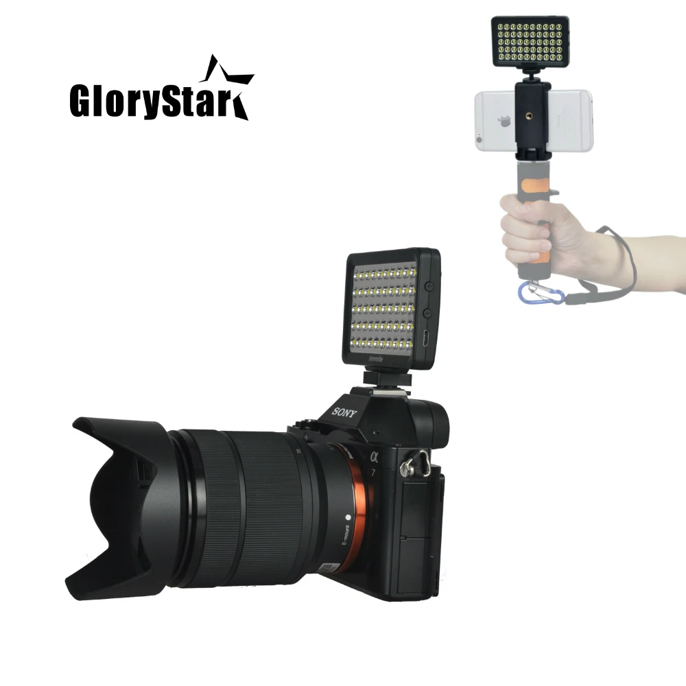 Светодиодный видео светильник с регулируемой яркостью 50 светодиодный ультра